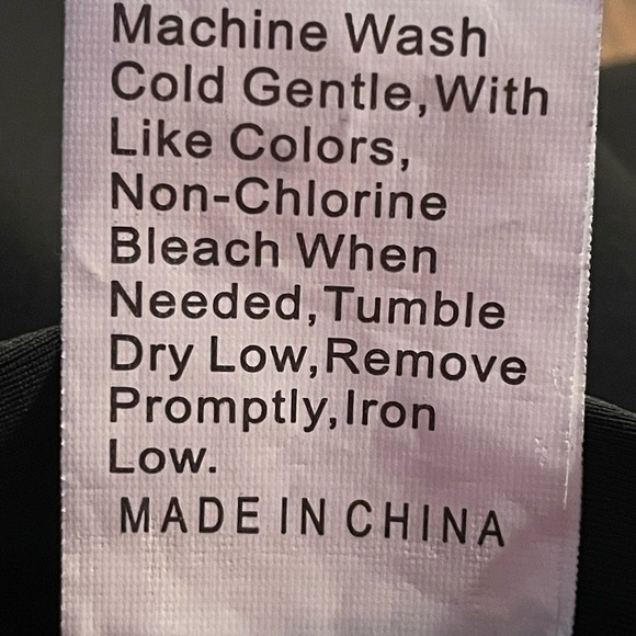 SHEIN -Open Back top, solid front, sheer, criss cross back size large - Picture 7 of 7